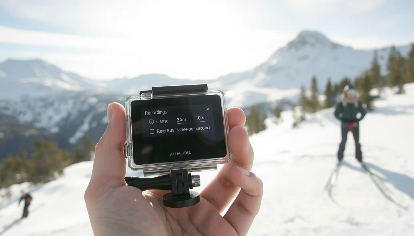 quel format video avec camera sport type gopro