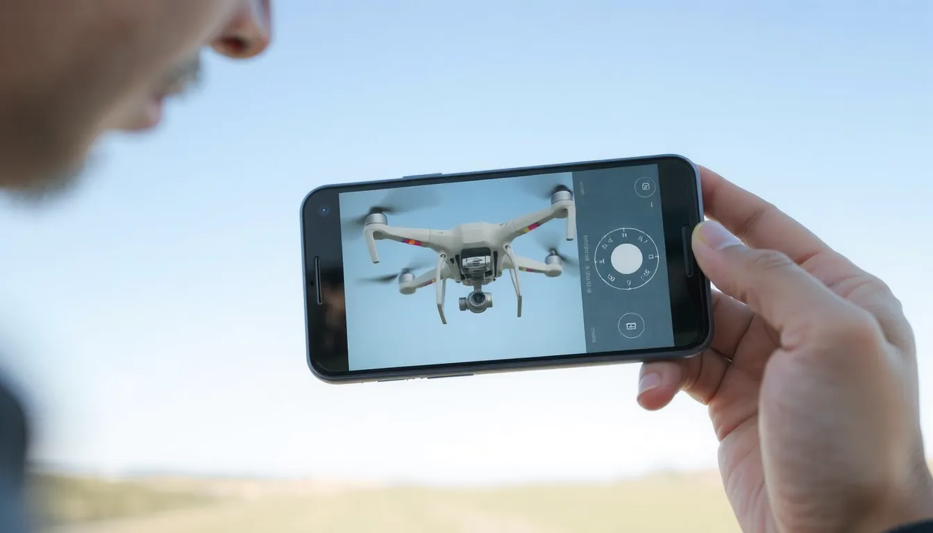 application universelle pour drone