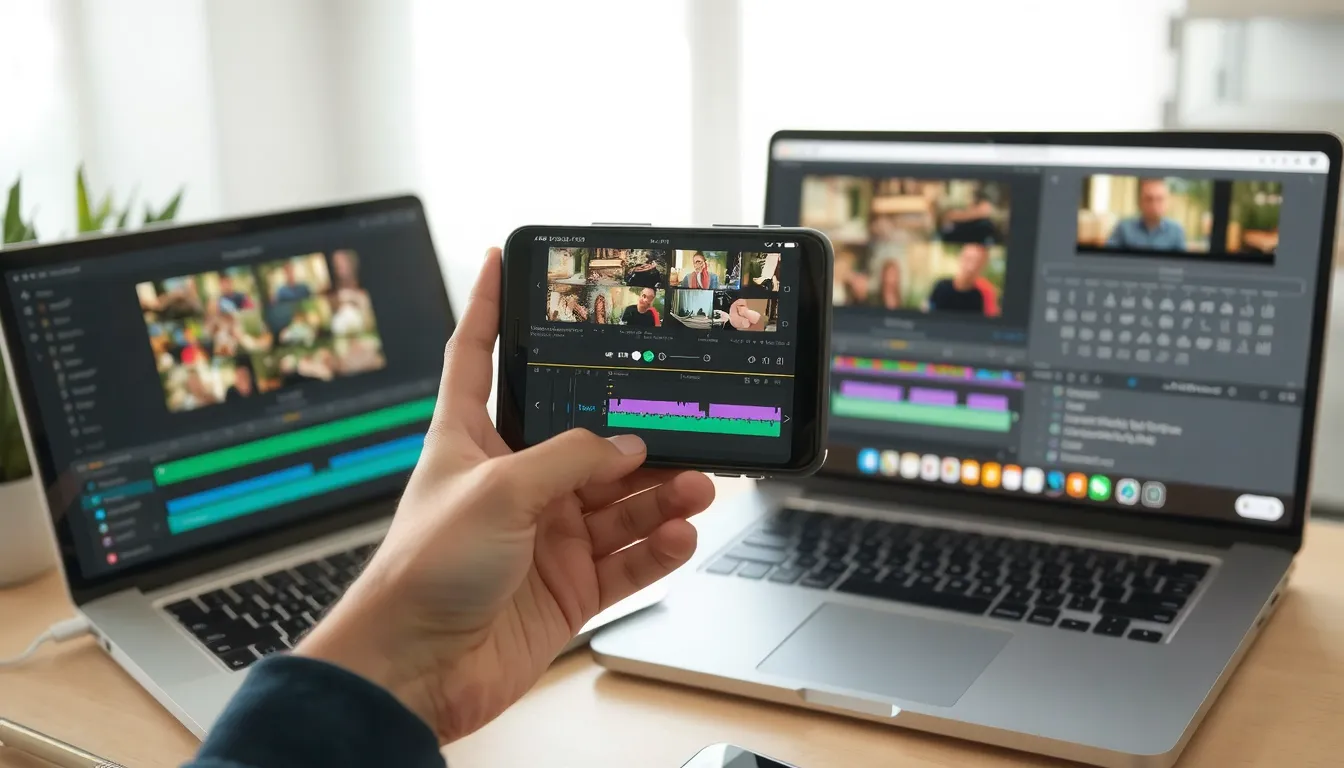 application de montage video